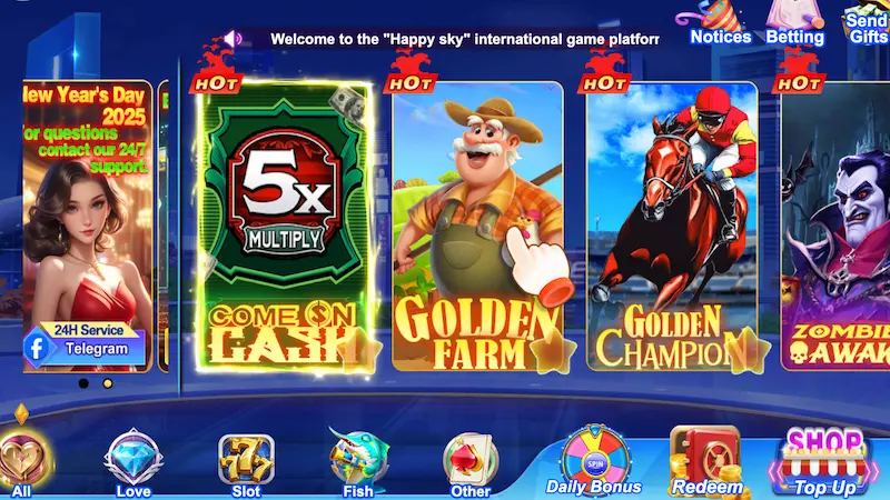 happy sky 777 games
